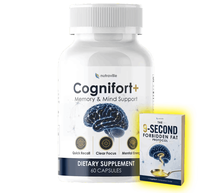 Cognifort+ memory and mind support supplement bottle